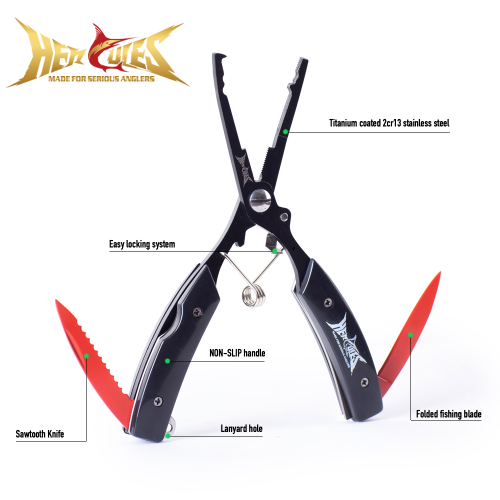 Fishing Hook Remover - كماشة صيد هيركوليس مع غطاء وحبل