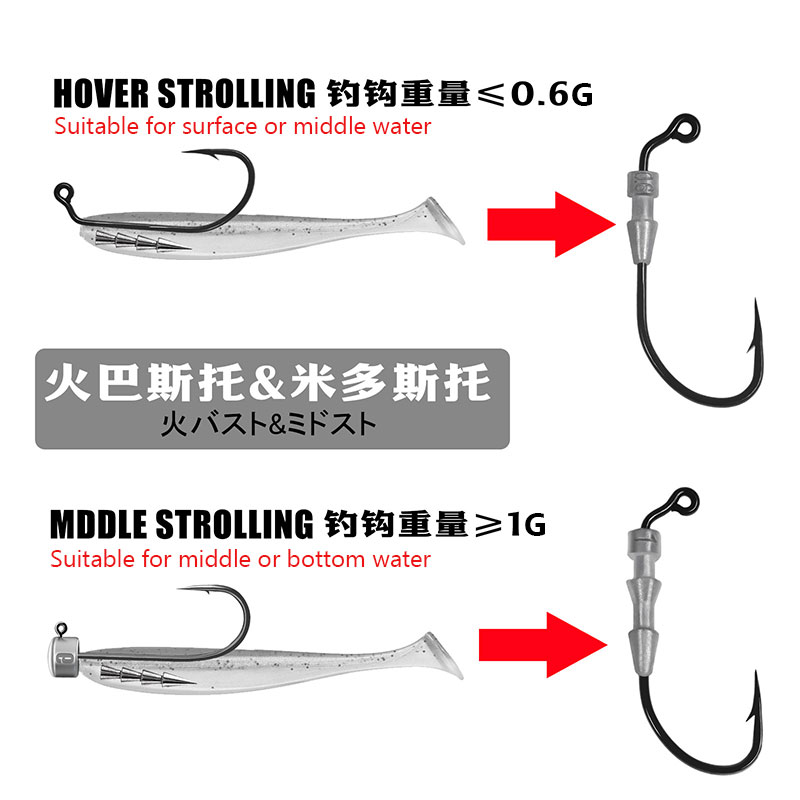 خطاف صيد سمك WODJYJ، 10 قطع، 0 - مراجعة Fishing Hook Barbless وسعره