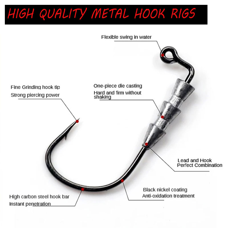 خطاف صيد سمك WODJYJ، 10 قطع، 0 - مراجعة Fishing Hook Barbless وسعره