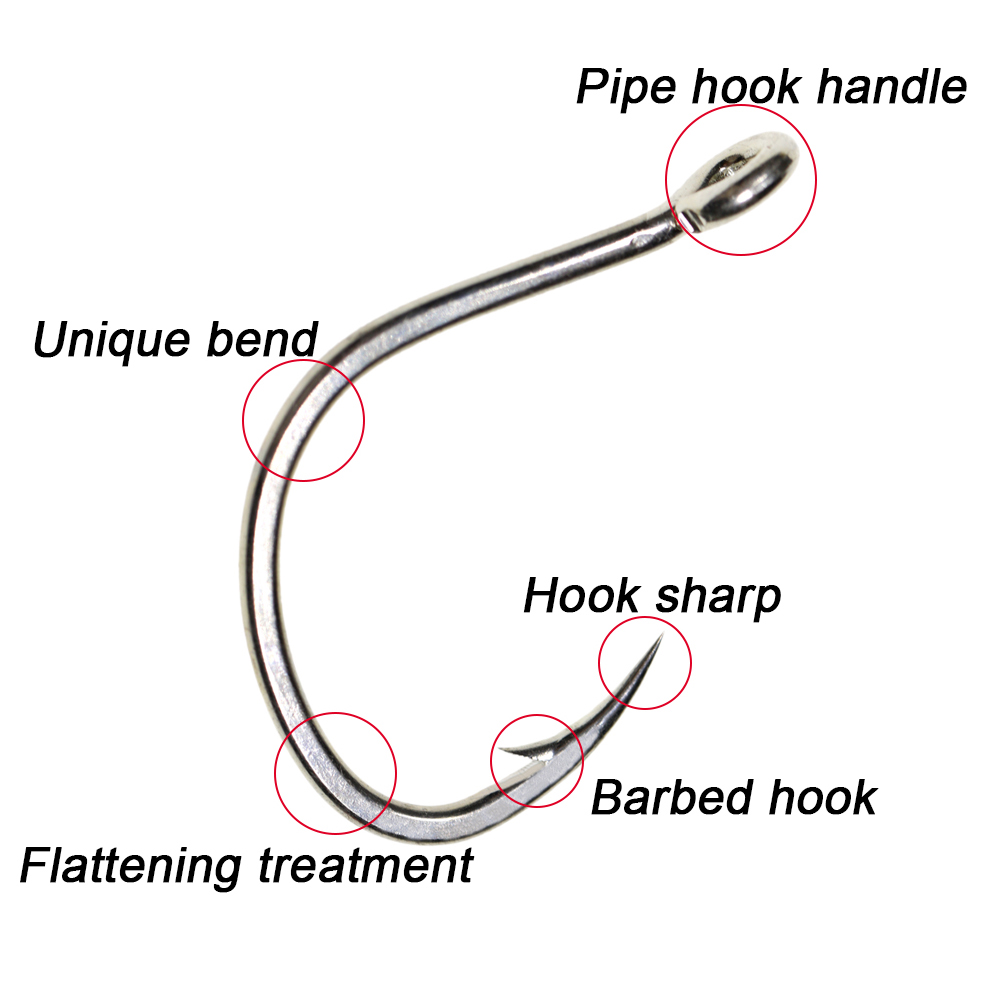 ICERIO 10 قطعة ماتي القصدير طل - مراجعة Fishing Hook Barbless وسعره