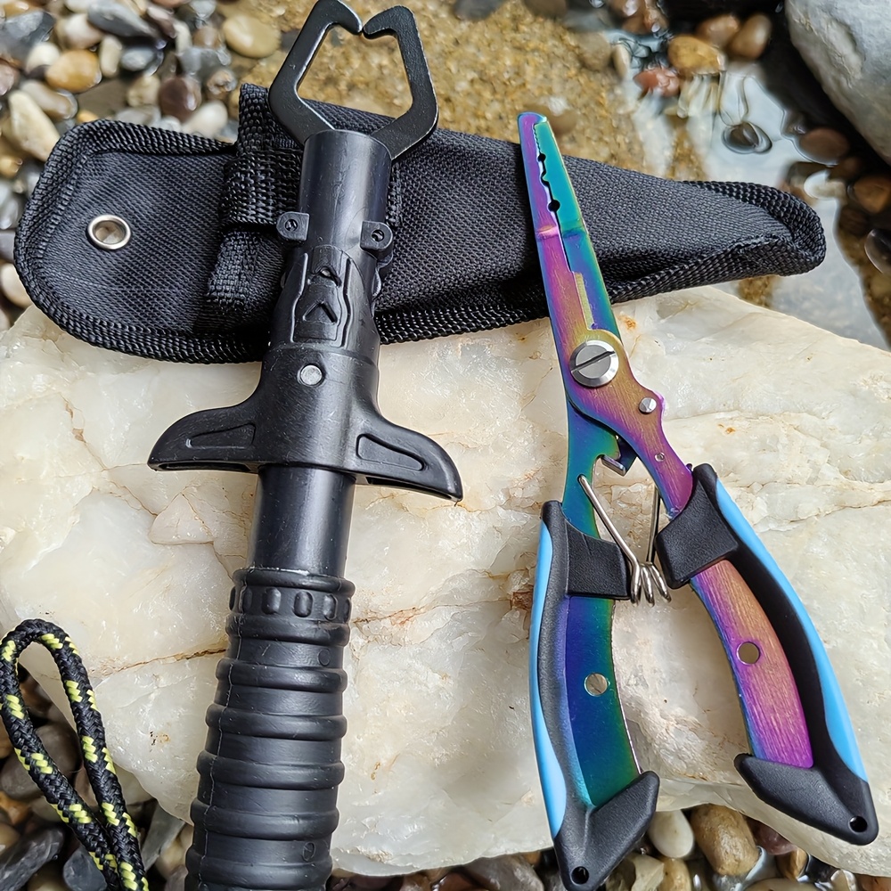 مجموعة كماشة صيد وملقط أسماك،  - مراجعة Fishing Hook Stainless Steel وسعره